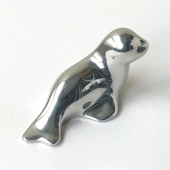 Hoselton Sculpture ホセルトン 銀色の置物 「海の見える風景」 Hoselton sculpture - Etsy 日本