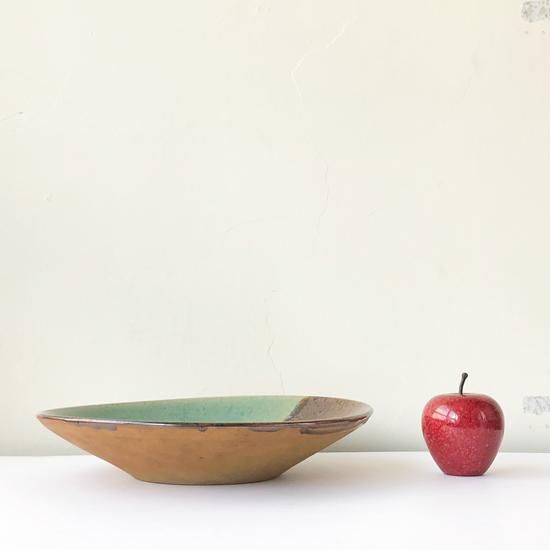 Vintage Japanese Folk Art: 染分尺皿／牛ノ戸焼