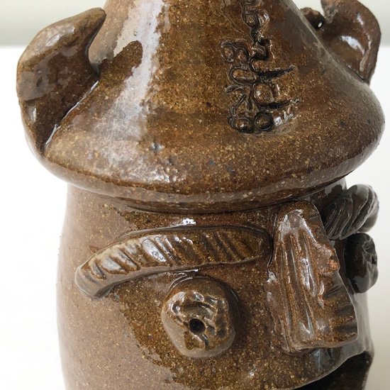  スペインのブノの街で作られた古い陶器の香立て 