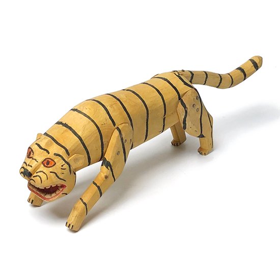 Vintage Folk Art: Wood Carving (Tiger) - Swimsuit Department Shop Online