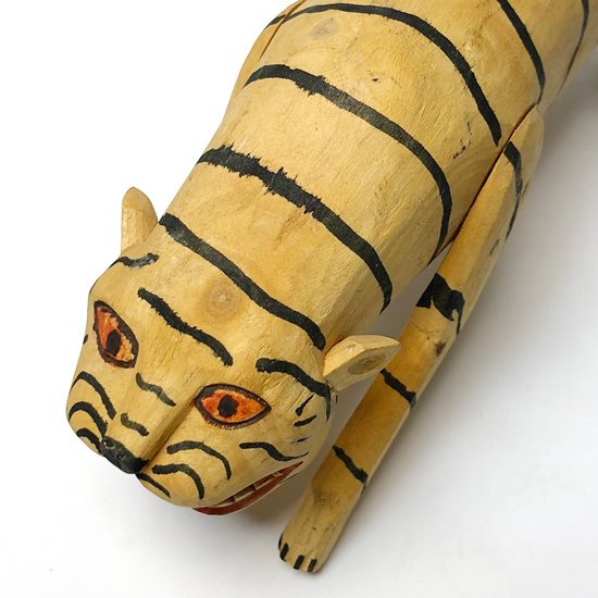 Vintage Folk Art: Wood Carving (Tiger) - Swimsuit Department Shop Online