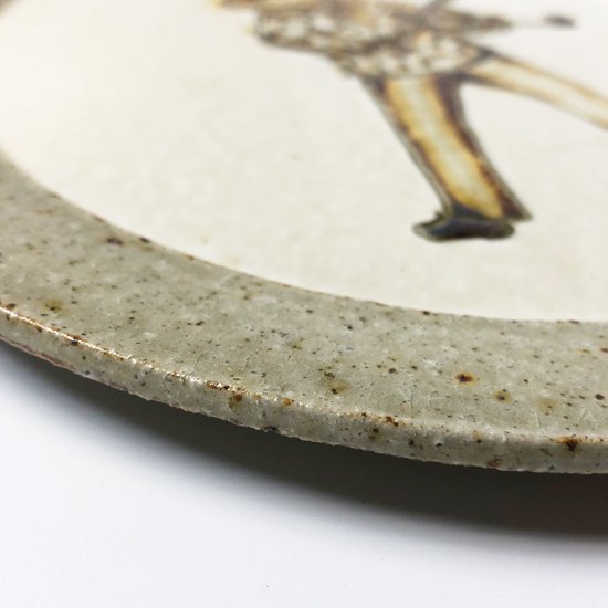  陶芸家 舩木研兒 による絵皿