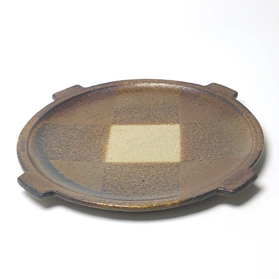  島根県布志名の陶芸家 舩木研兒 による鐡釉大鉢 