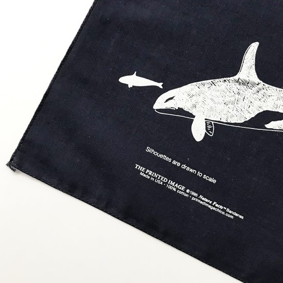 THE PRINTED IMAGE：バンダナ「Whales」