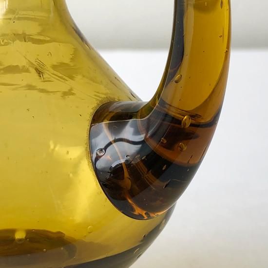 Vintage Japanese Folk Art: 栓付き瓶／琉球ガラス