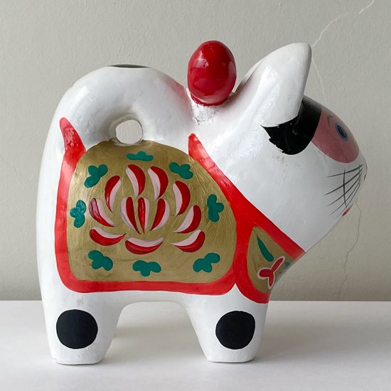 Vintage Japanese Folk Art: 犬の張子