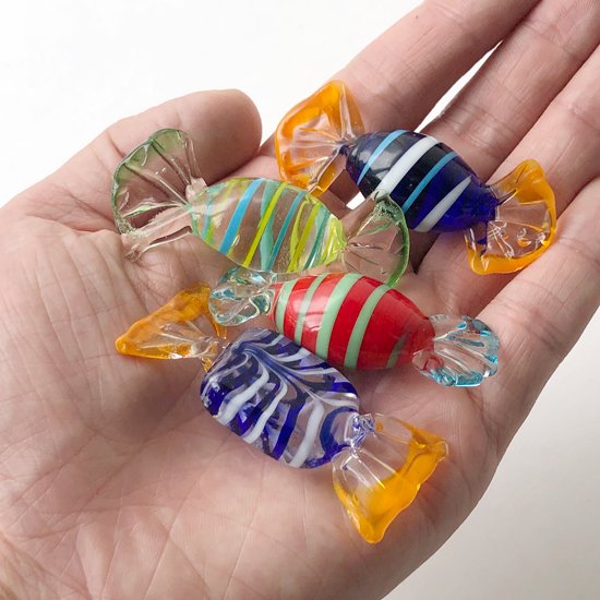 Vintage Glass: Candy (Set of 4) / Murano