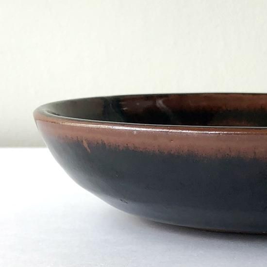 Vintage Japanese Folk Art: 流釉5寸鉢 / 牛ノ戸焼