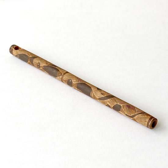 民芸品、木彫り笛 Vintage Folk Art: Wooden Flute - Swimsuit Department Shop Online