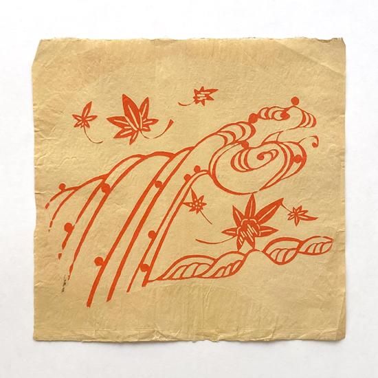 版画　芹沢銈介？？　団扇 芹沢銈介美術館で うちわコレクション見た時から 団扇が欲しくて