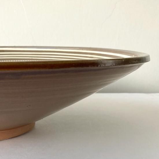 Vintage Japanese Folk Art: 飛鉋大皿(尺四寸) / 小鹿田焼(坂本茂木)