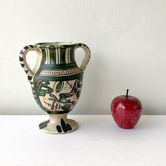 Vintage Folk Art : Pottery Ash Tray / PUNTER - Swimsuit
