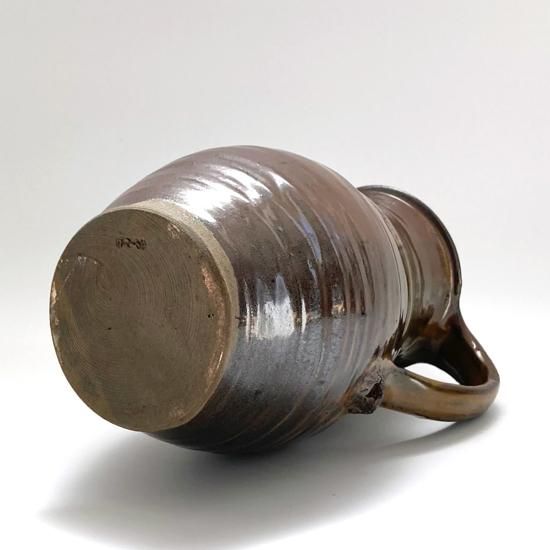 Amazon.co.jp: 閑小鹿焼 黒釉 水差 水注 茶事 茶道具 3C1109