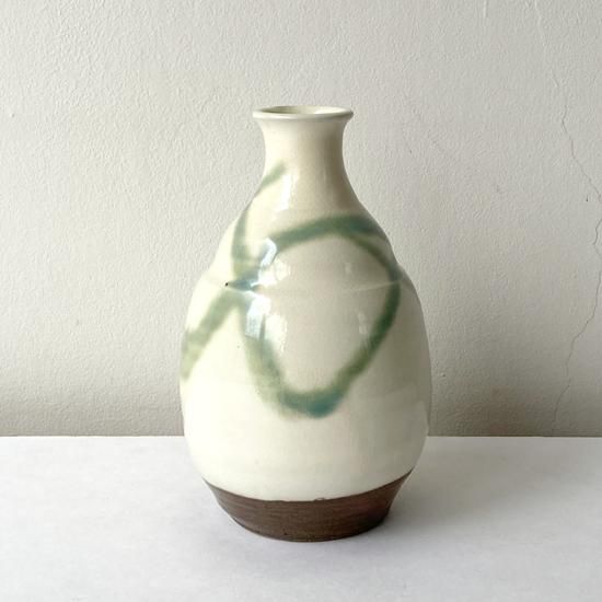 小鹿田焼　古い徳利　小鹿田　民藝 Vintage Japanese Folk Art: 流掛徳利 / 小鹿田焼