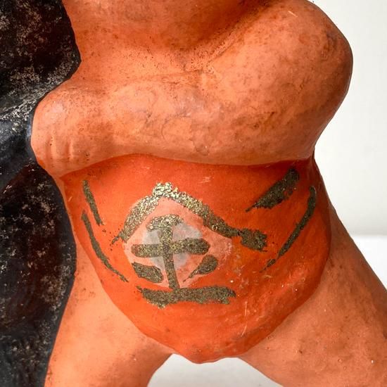 Vintage Japanese Folk Art: 熊金 / 中山土人形