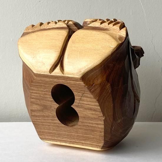 【逸品】 Japanese Vintage Folk どんころ熊 Art: 置物