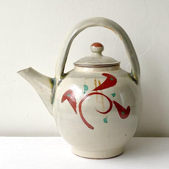 土瓶　按瓶 やちむん 民藝 照屋窯 照屋佳信 按瓶(あんびん) 中5 : おまめ - 通販