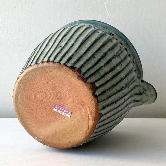 湯町窯 鎬海鼠釉片口鉢 民藝 布志名焼 バーナードリーチ スリップウェア 湯町窯 鎬海鼠釉片口鉢 民藝 布志名焼 バーナードリーチ