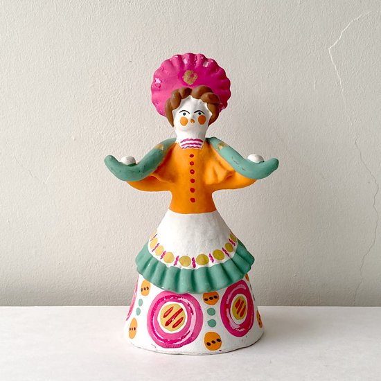 Vintage Folk Art: Soviet Pottery Figure - Swimsuit Department Shop Online