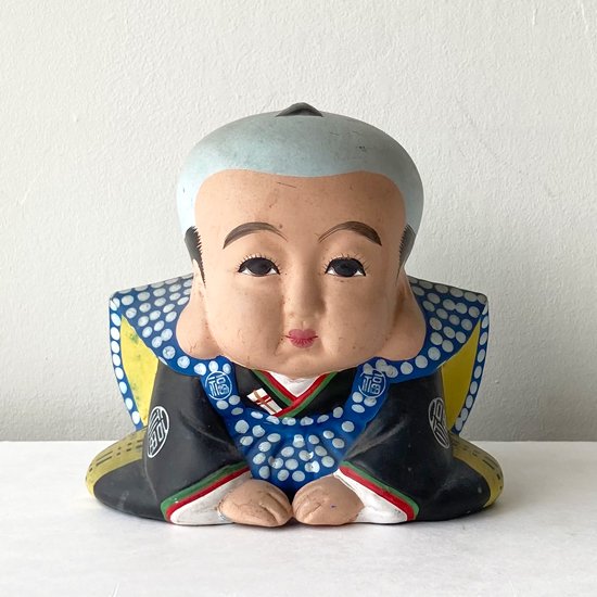 Vintage Japanese Folk Art: 福助人形