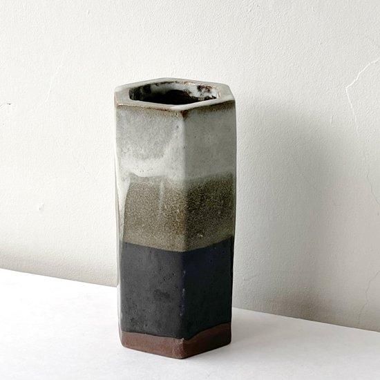 Vintage Japanese Folk Art: 六角花生 / 濱田庄司