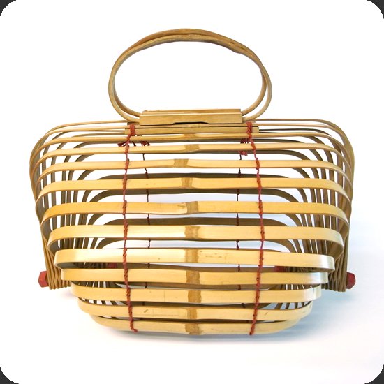 Vintage Bag: Bamboo Handbag - Swimsuit Department Shop Online