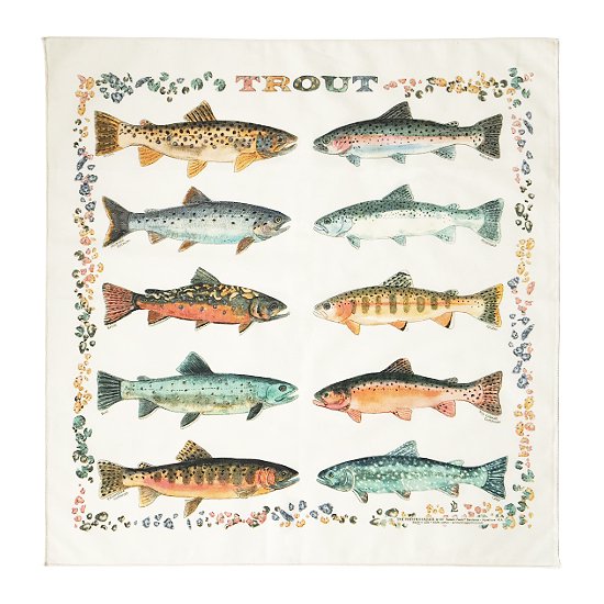 THE PRINTED IMAGE：バンダナ「Trout」