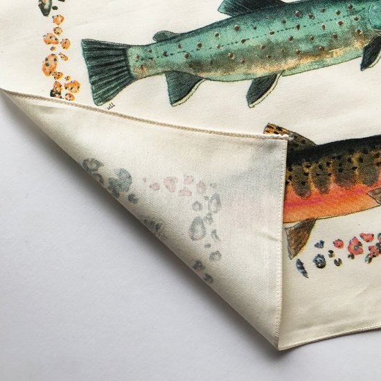 THE PRINTED IMAGE：バンダナ「Trout」