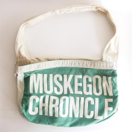 vintage newspaper bag ニュースペーパーバッグ - ショルダーバッグ