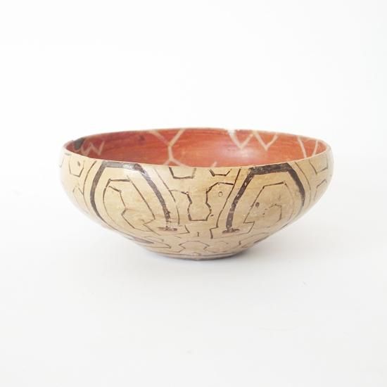 Vintage Folk Art: Shipibo Pottery Bowl - Swimsuit Department