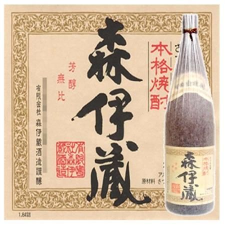 食品・飲料・酒森伊蔵 1.8リットル 一升 1800ml 1本 - 焼酎