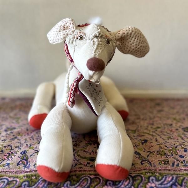 Goat Doll | 型紙を使用せずにミシンと手縫いで制作したヤギの