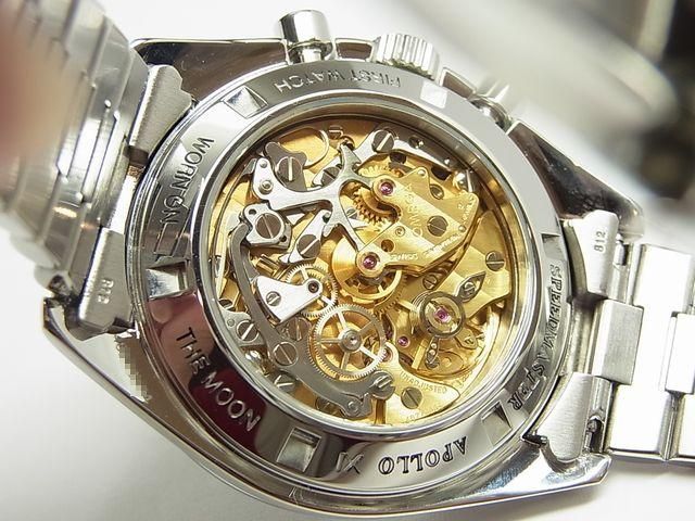 OMEGA スピードマスタープロフェッショナル 手巻き 裏スケ 金メッキ 