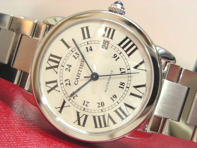 カルティエ ロンドソロ・XL シルバー SS ブレス 正規品 - 腕時計専門店 