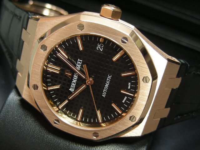 オーデマ・ピゲ ロイヤルオーク 37MM ピンクゴールド 15450OR - 腕時計