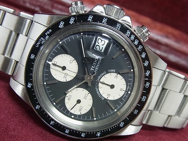 チュードル 旧型クロノタイム Ref.79160 黒×白 マット - 腕時計専門店 