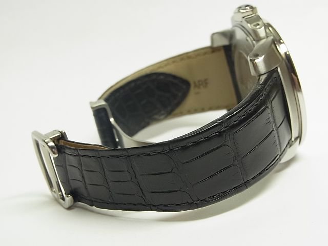 カルティエ カリブル ドゥ カルティエ ブラック 革ベルト - 腕時計専門 
