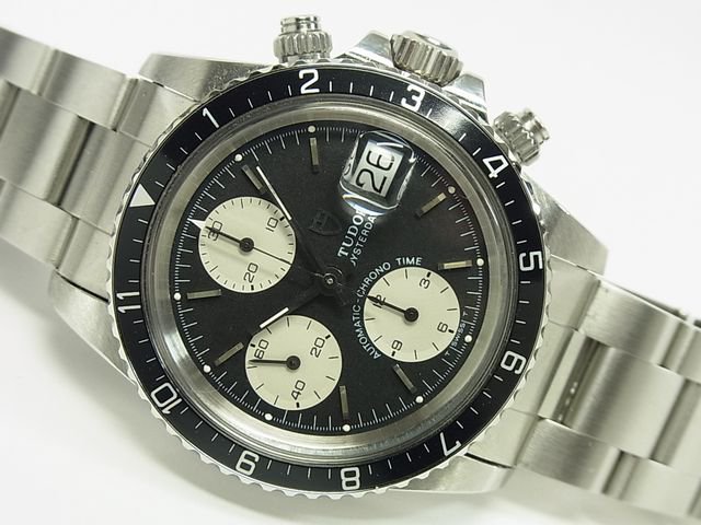 チュードル 旧型クロノタイム Ref.79170 黒×白 前期型 - 腕時計専門店 