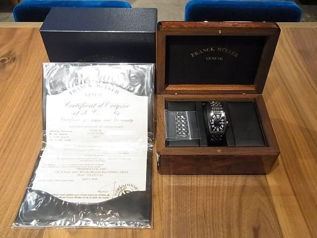 フランク・ミュラー レディース トノーカーベックス 黒アラビア