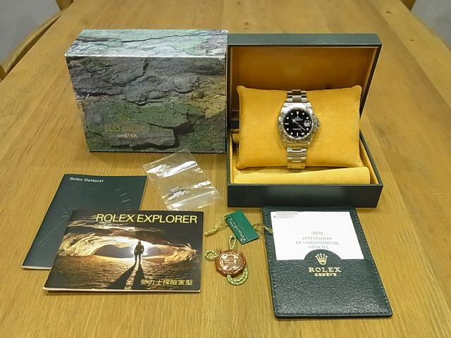 ロレックス エクスプローラーII ブラック Ref.16570 K番 - 腕時計専門店THE-TICKEN(ティッケン) オンラインショップ