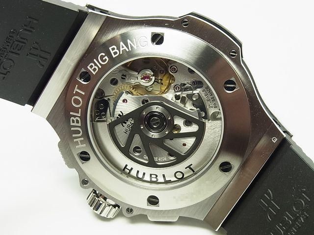 ウブロ ビッグバン スチール＆セラミック ラバーベルト - 腕時計