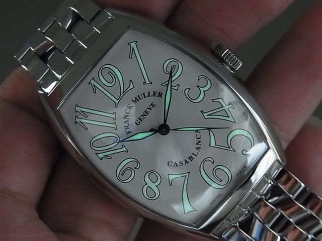 フランク・ミュラー カサブランカ 6850MC 白 ブレス 正規品 - 腕時計 