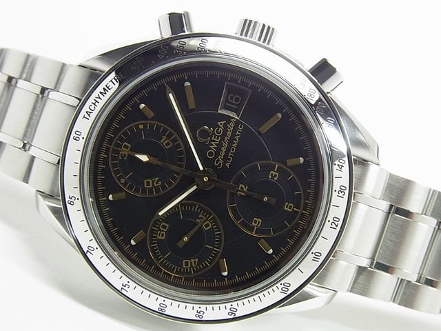 オメガ スピードマスター・デイト 黒×金 3513-54 限定 - 腕時計専門店 