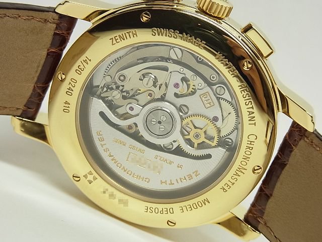 ゼニス クロノマスターT トリプルカレンダー ムーンフェイズ 18KYG - 腕時計専門店THE-TICKEN(ティッケン) オンラインショップ