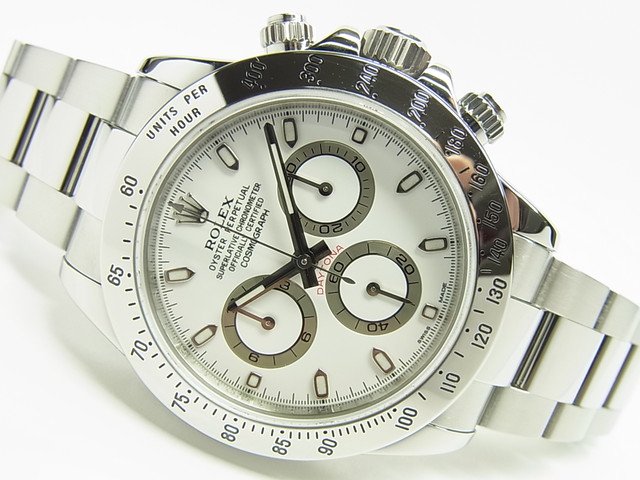 ロレックス デイトナ ステンレス 白 116520 ランダム番 - 腕時計専門店 