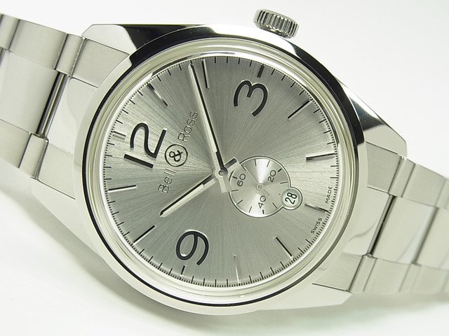 ベル＆ロス BR123 オフィサー シルバー ブレス 正規品 - 腕時計専門店THE-TICKEN(ティッケン) オンラインショップ