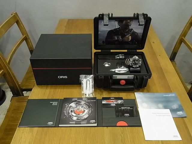 オベリスク オリス アクイス デプスゲージ ブラック 国内正規品 - 腕時計