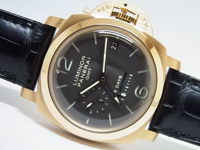 パネライ ルミノール1950 ８DAY'S・GMT PG PAM00289 - 腕時計専門店THE-TICKEN(ティッケン) オンラインショップ