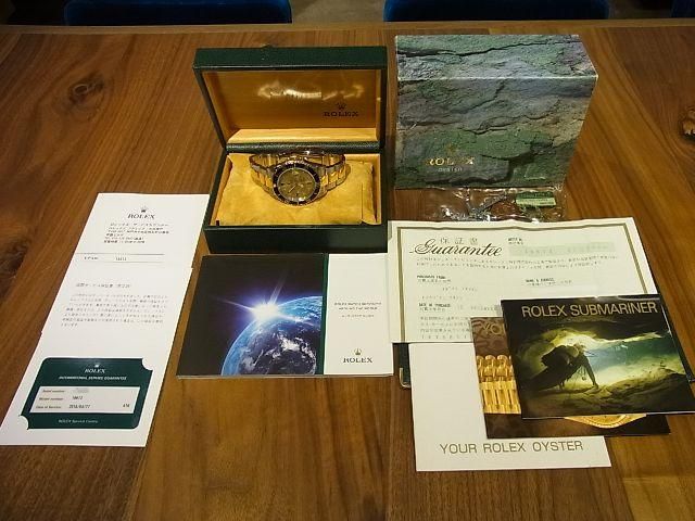 ロレックス サブマリーナ コンビ シャンパン8Pダイヤ&3Pサファイヤ