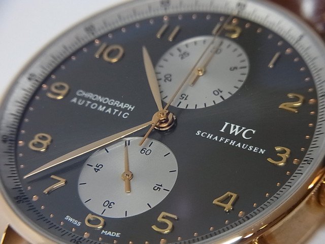インターナショナルウォッチカンパニー IWC ポルトギーゼ クロノグラフ ジャッキー・チェン 世界限定250本 IW371433 K18ピンクゴールド 自動巻き メンズ 腕時計
